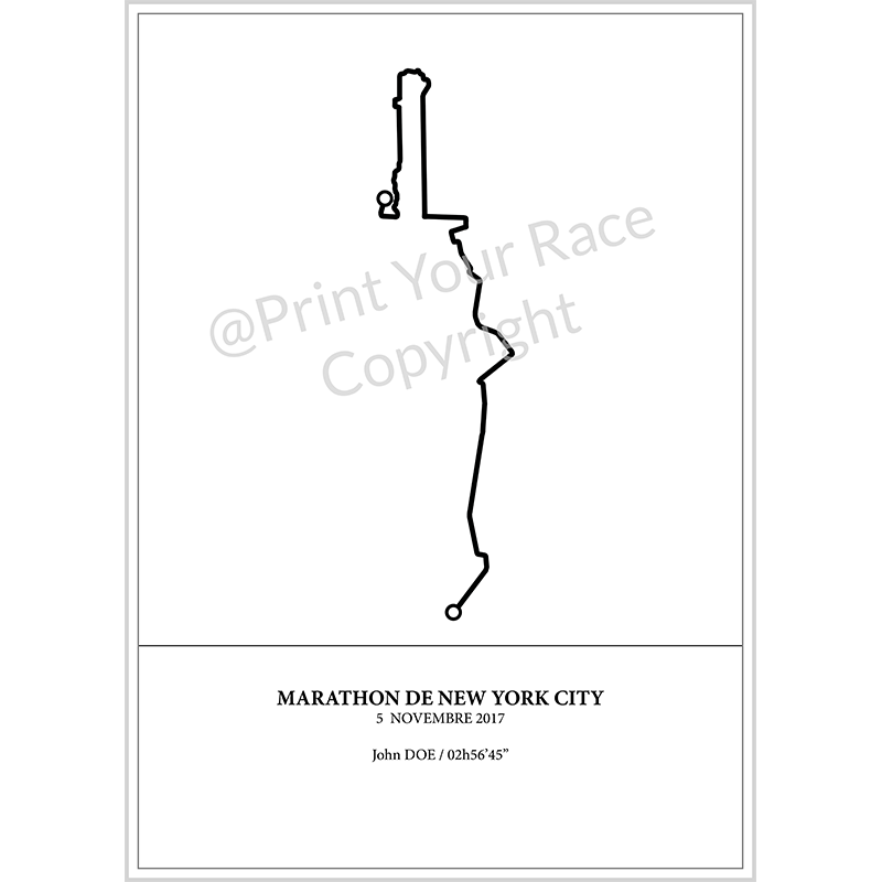 Poster Marathon NYC 2017