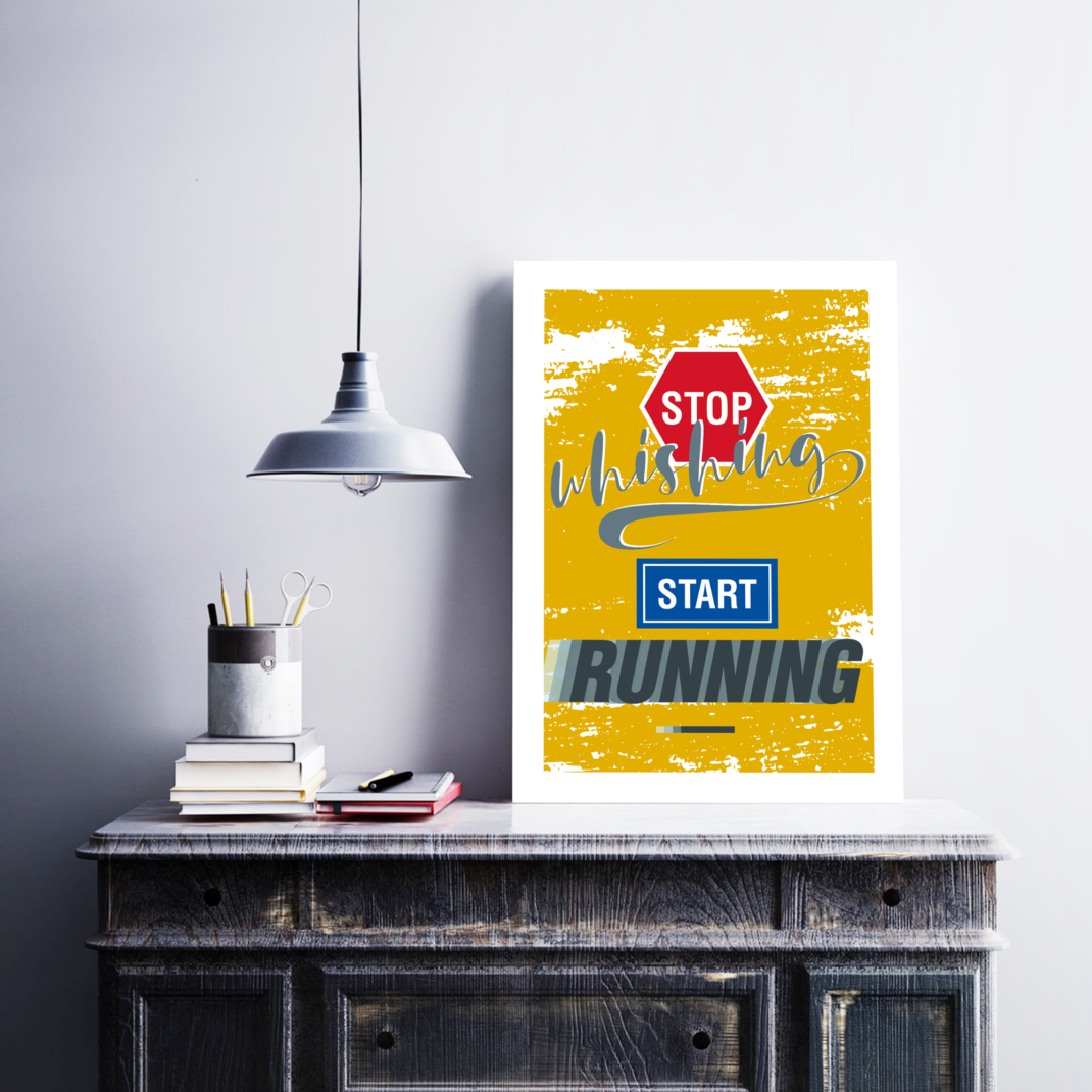 Stop Wishing Start Running x Déborah Maufroy – Image 2