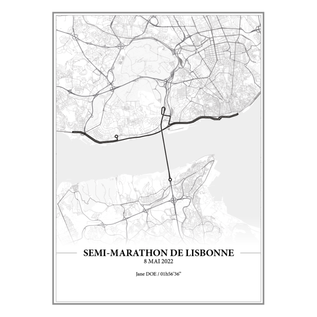 Lisbon Half Marathon - Black&White Edition