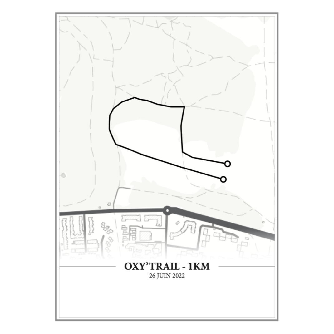 Oxy'trail 1km - Black&White Edition