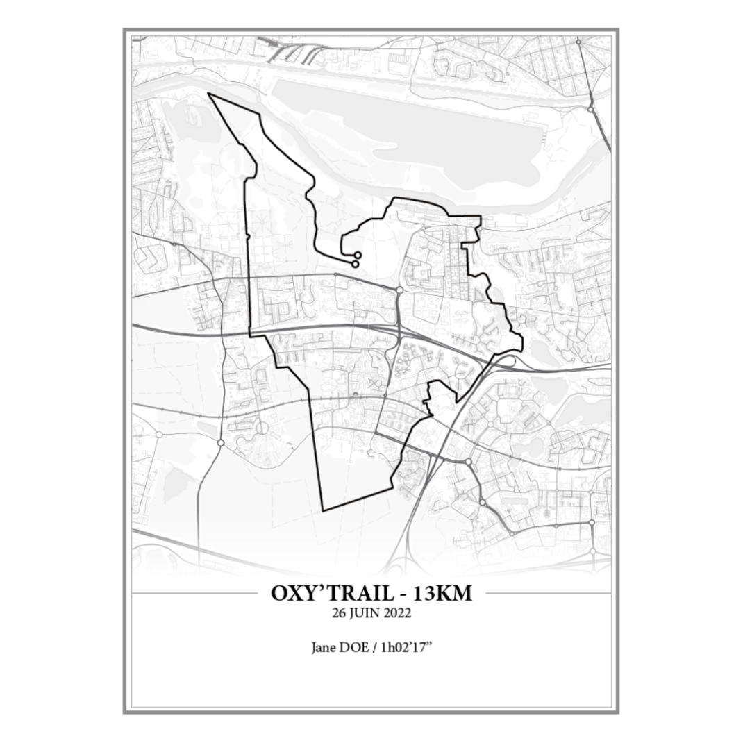 Oxy'trail 13km - Black&White Edition