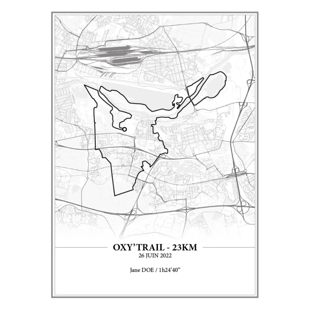 Oxy'trail 23km - Black&White Edition