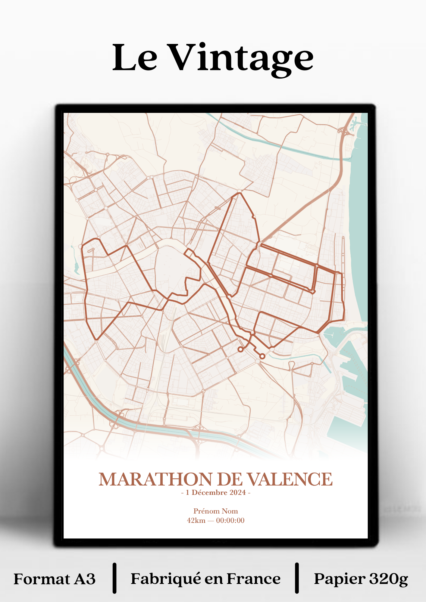 Marathon de Valence Print Your Race